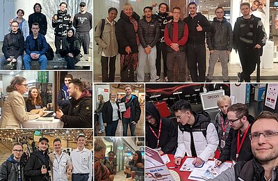 Jobmessen - Suche nach einem Ausbildungsplatz