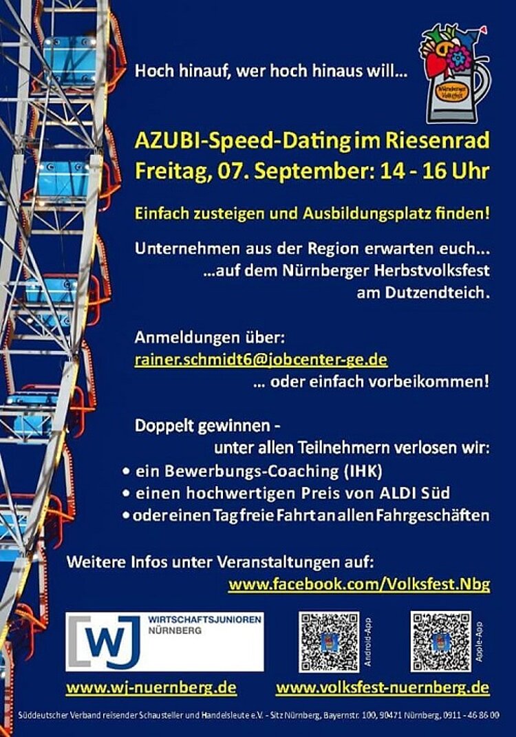 AZUBI-Speed-Dating im Riesenrad AZUBI-Speed-Dating im Riesenrad