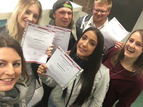 Abschiedsessen der "Werkstattschüler" Abschiedsessen der "Werkstattschüler"-1