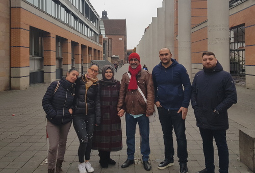 Besuch der Straße der Menschenrechte Besuch der Straße der Menschenrechte -1